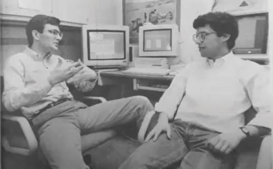 Stuart Haber (vlevo) a Scott Stornett